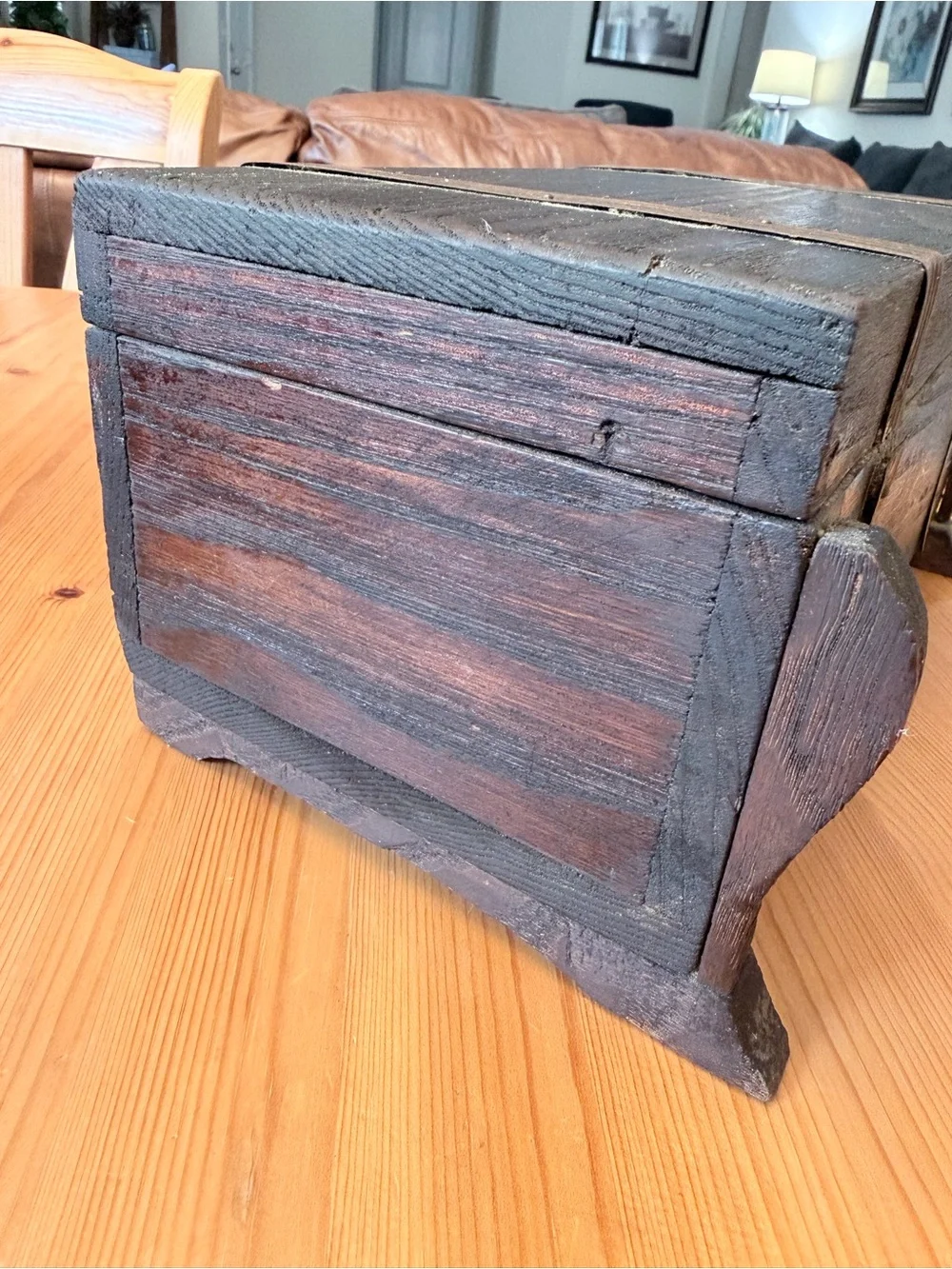 Vintage solid dark